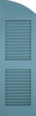 Arched Louvered Shutters